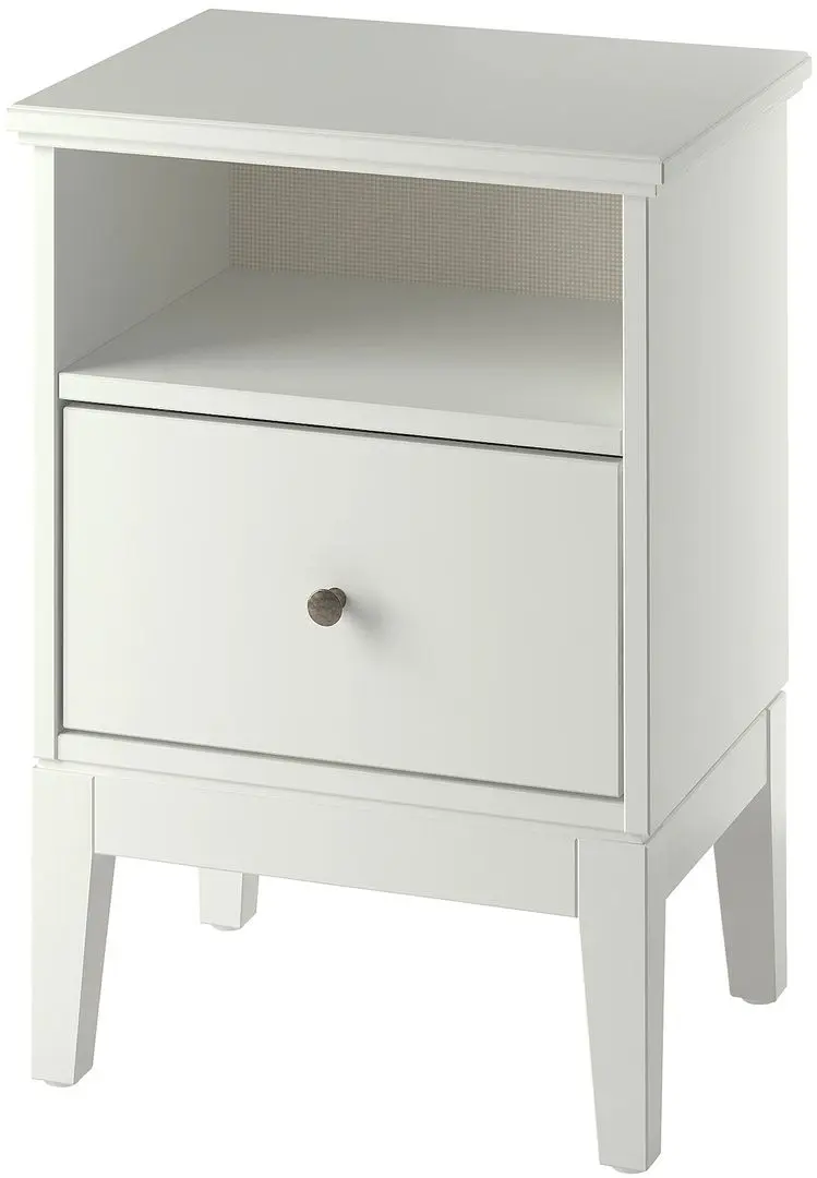 Noptiera Ikea Idanas 47x40 (Alb) - 2