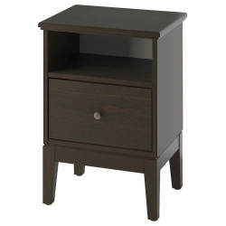 Тумба прикроватная Ikea Idanas (Темно-коричневый) Thumb