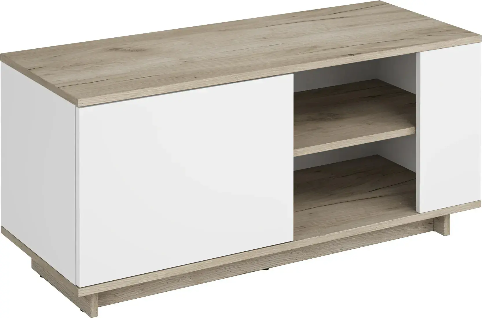 Tumba pentru incaltaminte Magnusplus Concept 100x46.2x40 (Grey Craft Oak/Nimphaea Alba) - 2