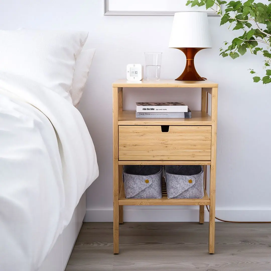 Noptiera Ikea Nordkisa 40x40 (Bambuc)