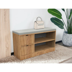 Tumba-bancheta pentru incaltaminte МЛ-Мебель ML-8 (Golden Oak)