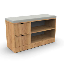 Tumba-bancheta pentru incaltaminte МЛ-Мебель ML-8 (Golden Oak) Thumb