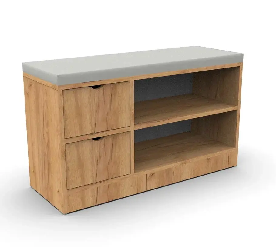 Tumba-bancheta pentru incaltaminte МЛ-Мебель ML-8 (Golden Oak) - 2