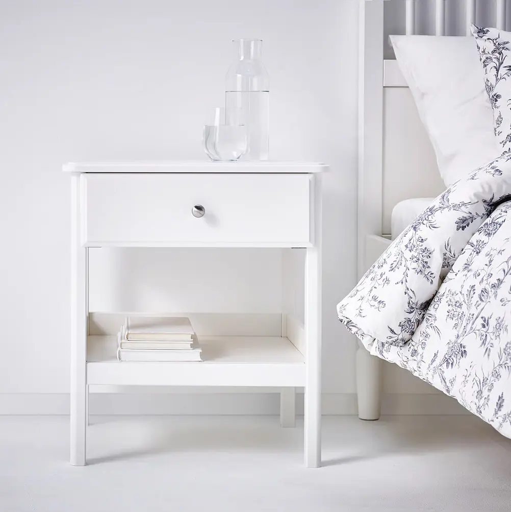 Noptiera Ikea Tyssedal 51x40 (Alb)