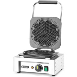 Вафельница Hendi Heart 212134 (Inox/Black)