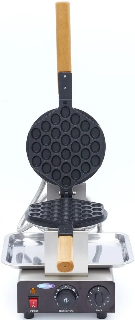Вафельница для гонконгских вафель Maxima 09374210 (Black/Inox) - 2