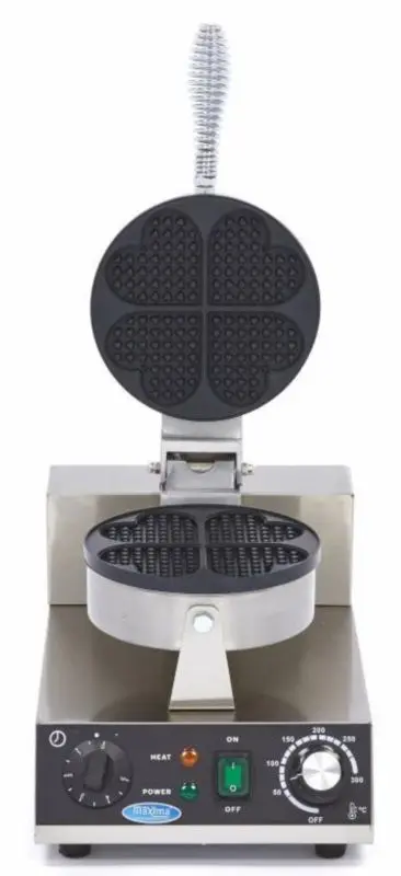 Вафельница Maxima Hearts 9365100 (Black/Inox) - 2