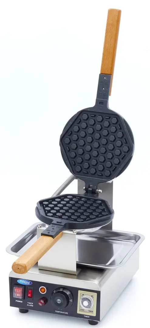 Вафельница Maxima 9374235 (Black/Inox)