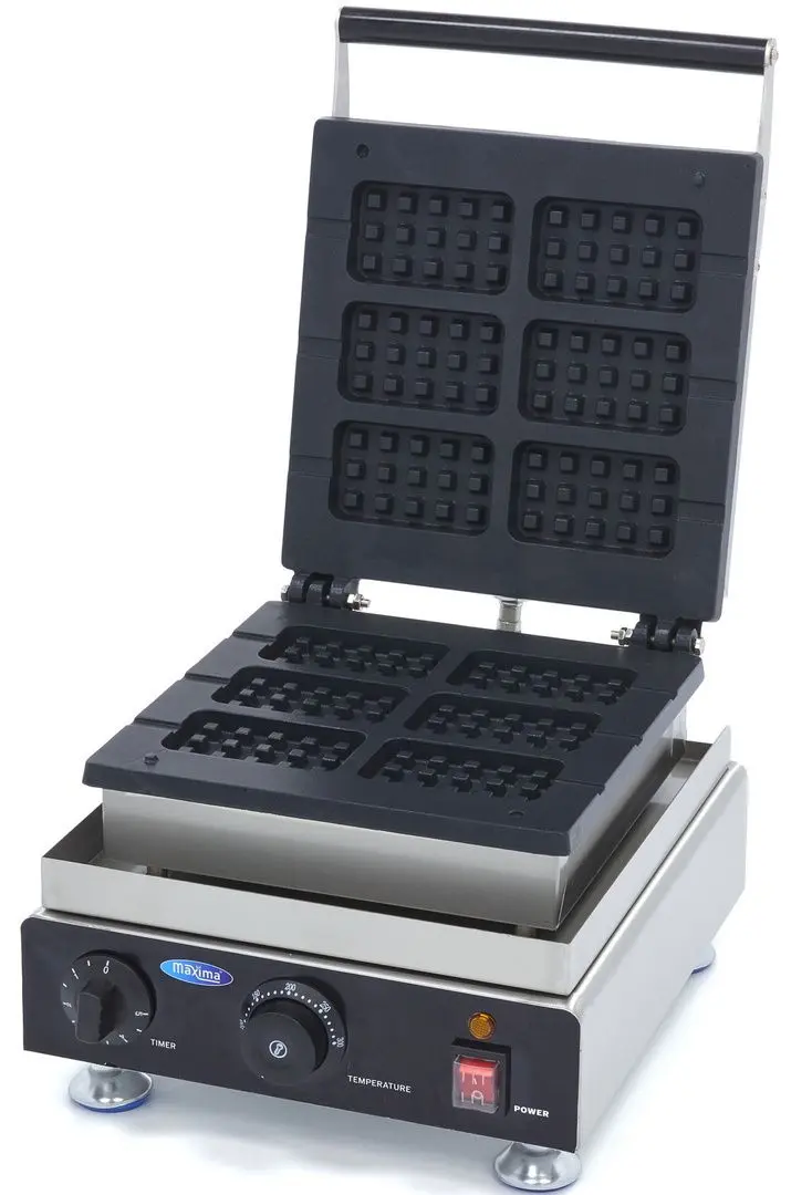 Вафельница Maxima 9374250 (Black/Inox)
