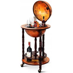 Барный сервировочный стол Costway HW47195 (Brown) Thumb