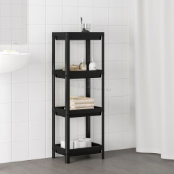 Etajera Ikea Vesken 36x23x101 (Negru)