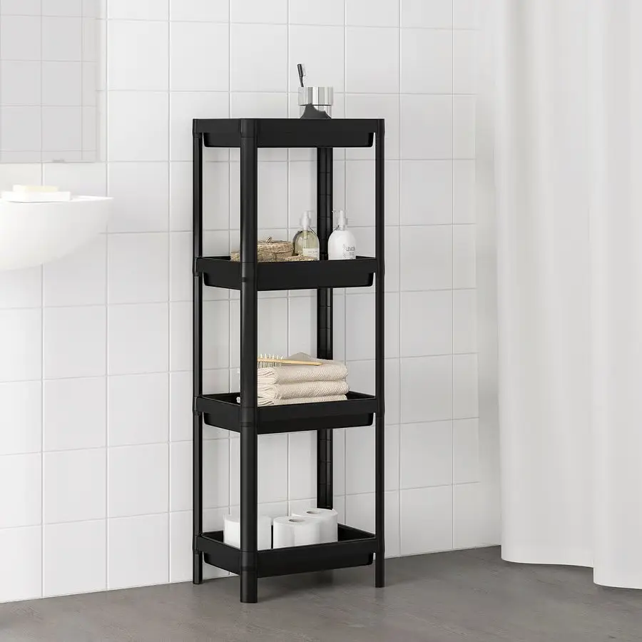 Etajera Ikea Vesken 36x23x101 (Negru)