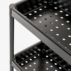 Etajera Ikea Vesken 36x23x101 (Negru) Thumb