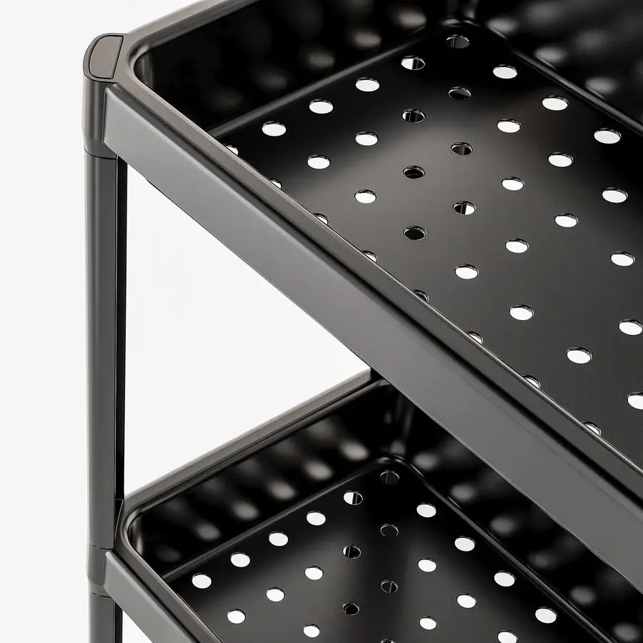 Etajera Ikea Vesken 36x23x101 (Negru) - 3