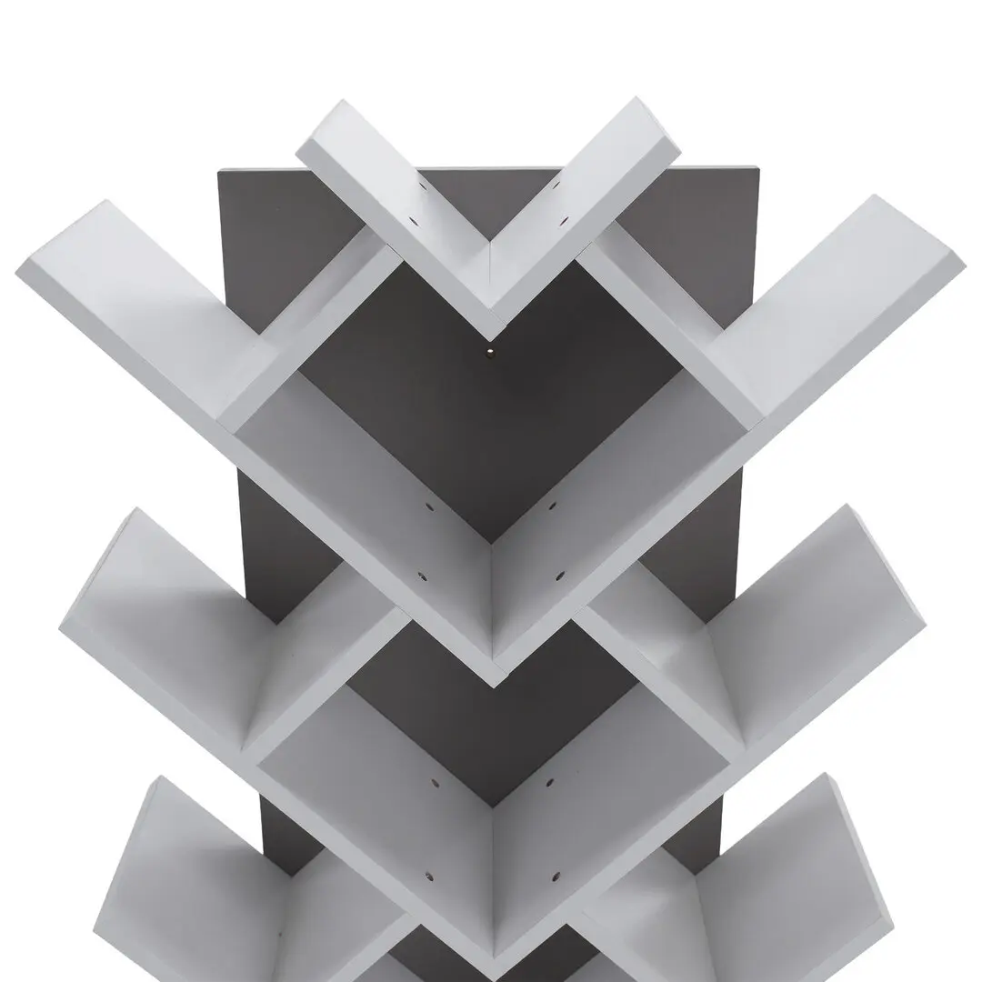 Стеллаж Tempo Kondela Vevey (White/Gray) - 9