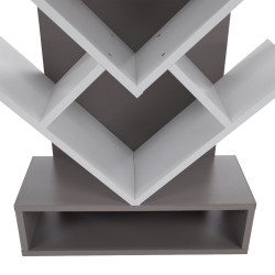 Стеллаж Tempo Kondela Vevey (White/Gray) Thumb