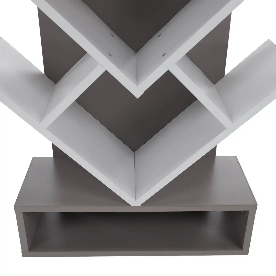 Стеллаж Tempo Kondela Vevey (White/Gray) - 8