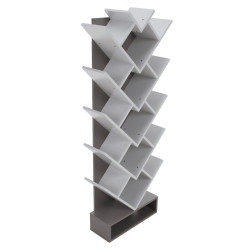 Стеллаж Tempo Kondela Vevey (White/Gray) Thumb