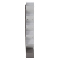 Стеллаж Tempo Kondela Vevey (White/Gray) Thumb