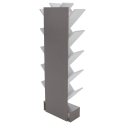 Стеллаж Tempo Kondela Vevey (White/Gray) Thumb