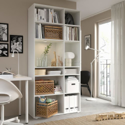 Etajera Ikea Vihals 10 polite 95x37x200 (Alb)