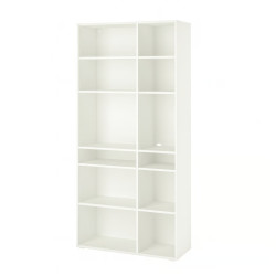 Стеллаж Ikea Vihals 10 полок 95x37x200 (Белый) Thumb
