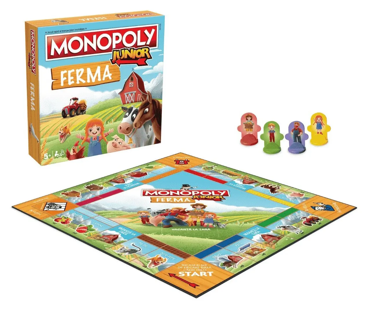 Joc de masa Winning Moves Monopoly Junior Ferma  RO