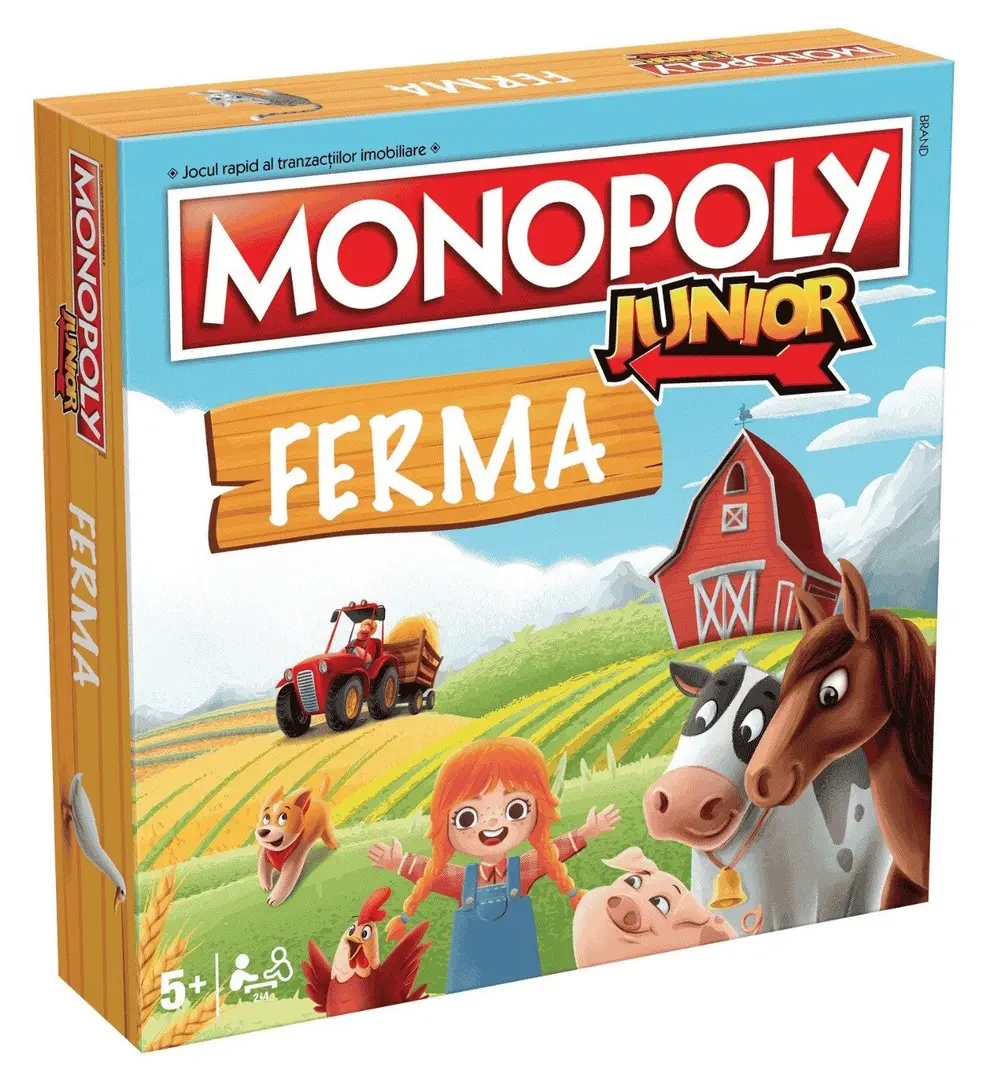 Joc de masa Winning Moves Monopoly Junior Ferma  RO - 6