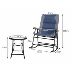 Комплект садовой мебели Costway OP3638BL (Blue/Gray) Thumb