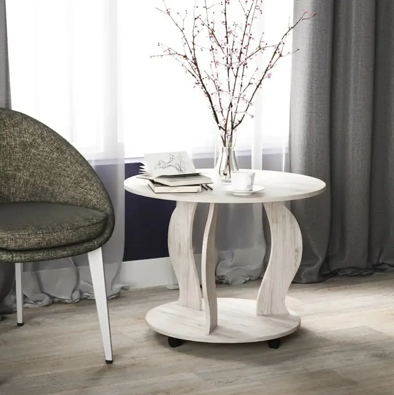 Masa pentru reviste МЛ-Мебель МЛ-3 (Craft Oak White)