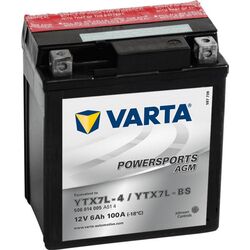 Acumulator Varta Powersports AGM YTX7L-BS 6Ah 100A
