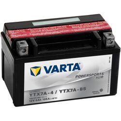 Acumulator Varta Powersports AGM YTX7A-BS 6Ah 105A