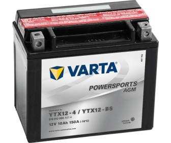 Acumulator Varta Powersports AGM YTX12-BS 10Ah 150A