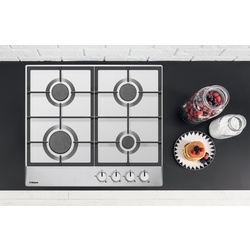 Встраиваемая газовая варочная панель Hansa BHGI610502 (Inox) Thumb