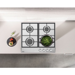 Встраиваемая газовая варочная панель Hansa BHGI610502 (Inox) Thumb