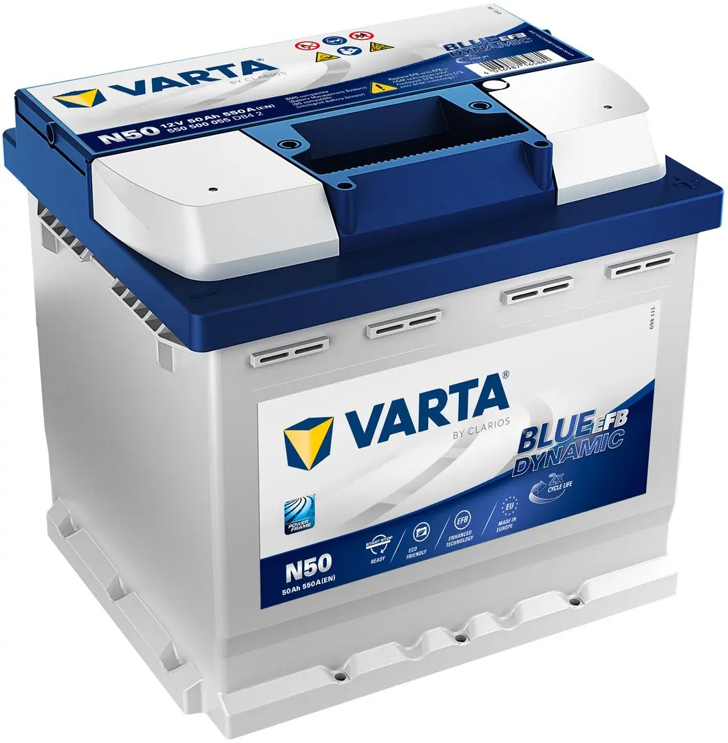 Acumulator Varta Blue Dynamic EFB 50Ah 550A