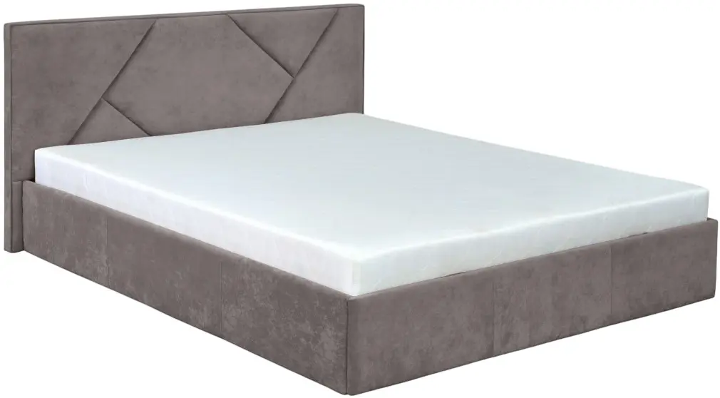 Кровать Modern Ameli 1 Vavilon 65 подъемный механизм 160x200 (Brown-Gray)