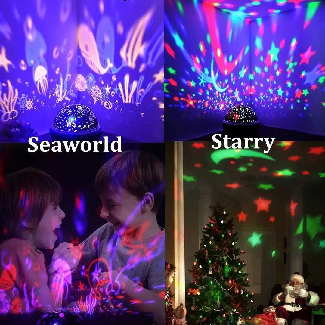 Lampa de veghe cu proiector Malatec LP16857 (Black)