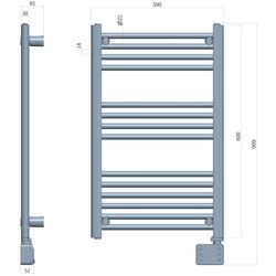 Полотенцесушитель электрический Adler AD 7824 (White) Thumb