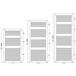 Полотенцесушитель Gorgiel Allium AAL 100/55 (Dark Graphite Matt) Thumb