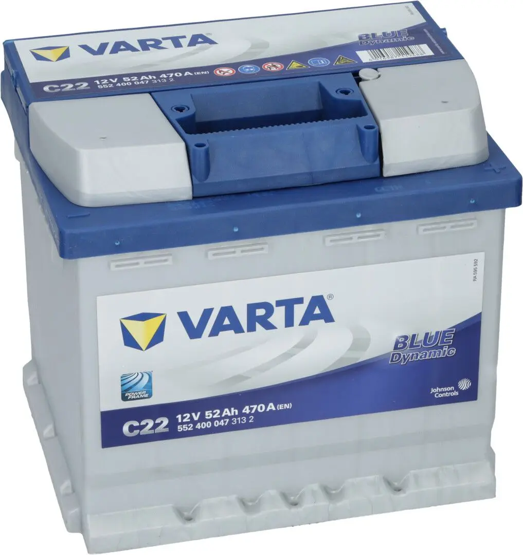Аккумулятор Varta Blue Dynamic 52Ah 470A 552400047