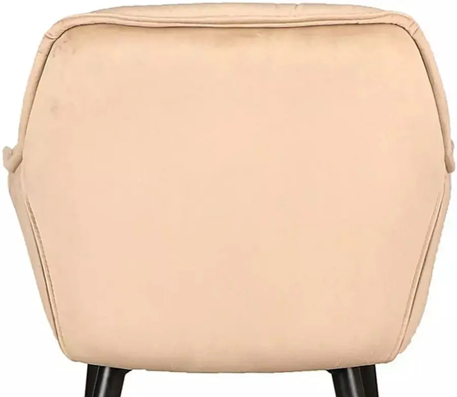 Scaun de bar Signal Cherry H-2 (Beige/Black Matte)