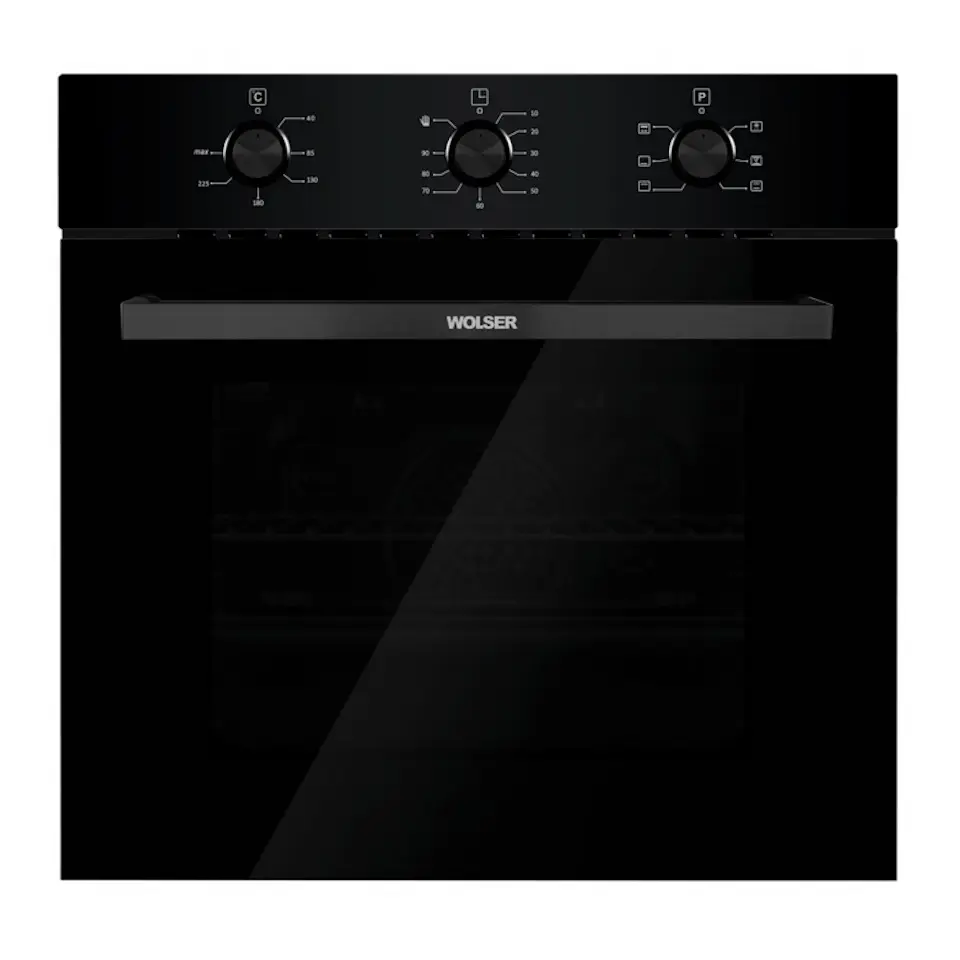 Set electrocasnice incorporabile Wolser WL-M 66 + WL-F 6400 EN + WL-F 60 Slim (Black) - 2