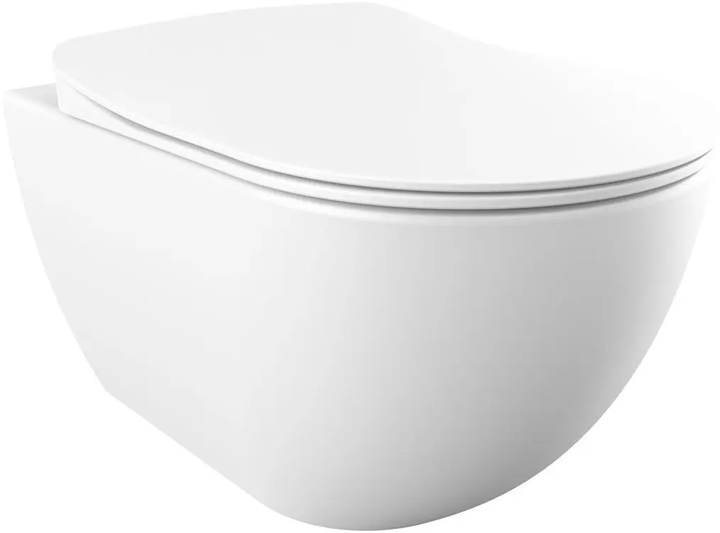 Унитаз подвесной Creavit Free FE320-11MB + KC0903.01.0100E (White Matt)