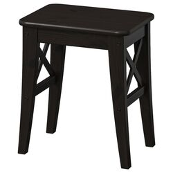 Taburet Ikea Inglof (Negru-maro)