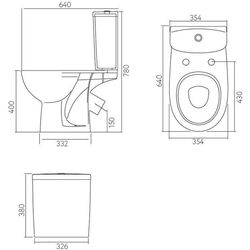 Унитаз-компакт Kolo Freja L79201000 (White) Thumb
