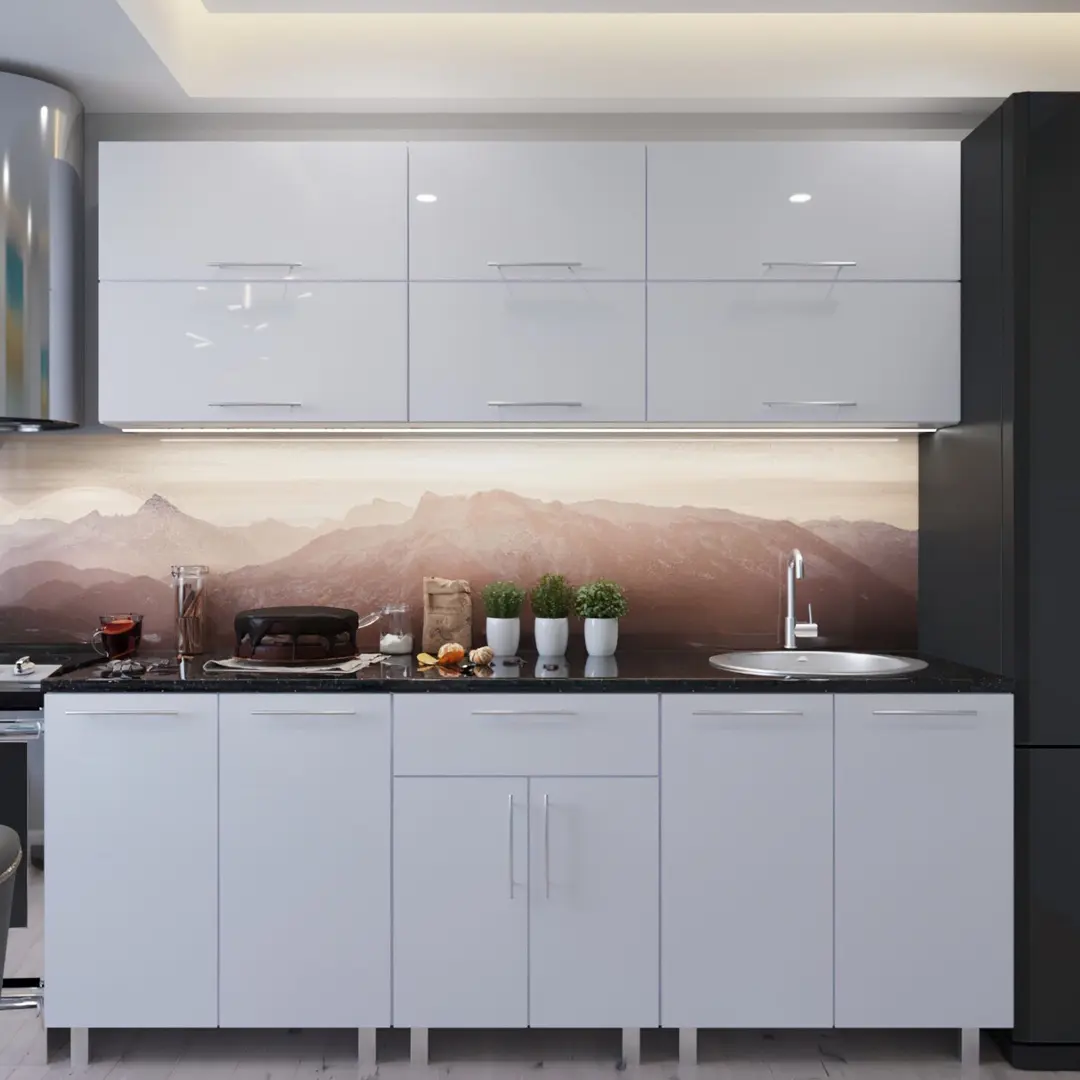 Bucatarie Bafimob Modern 2.2m MDF lucios