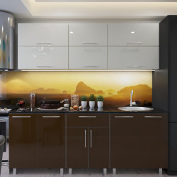 Bucatarie Bafimob Modern 2.2m MDF lucios Thumb