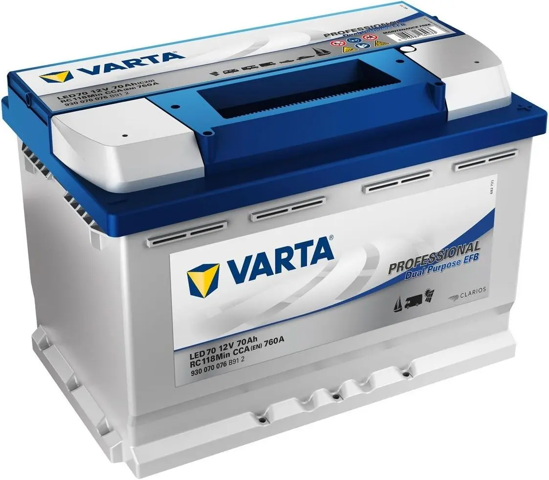 Аккумулятор Varta Professional DP EFB 70Ah 760A 930070076