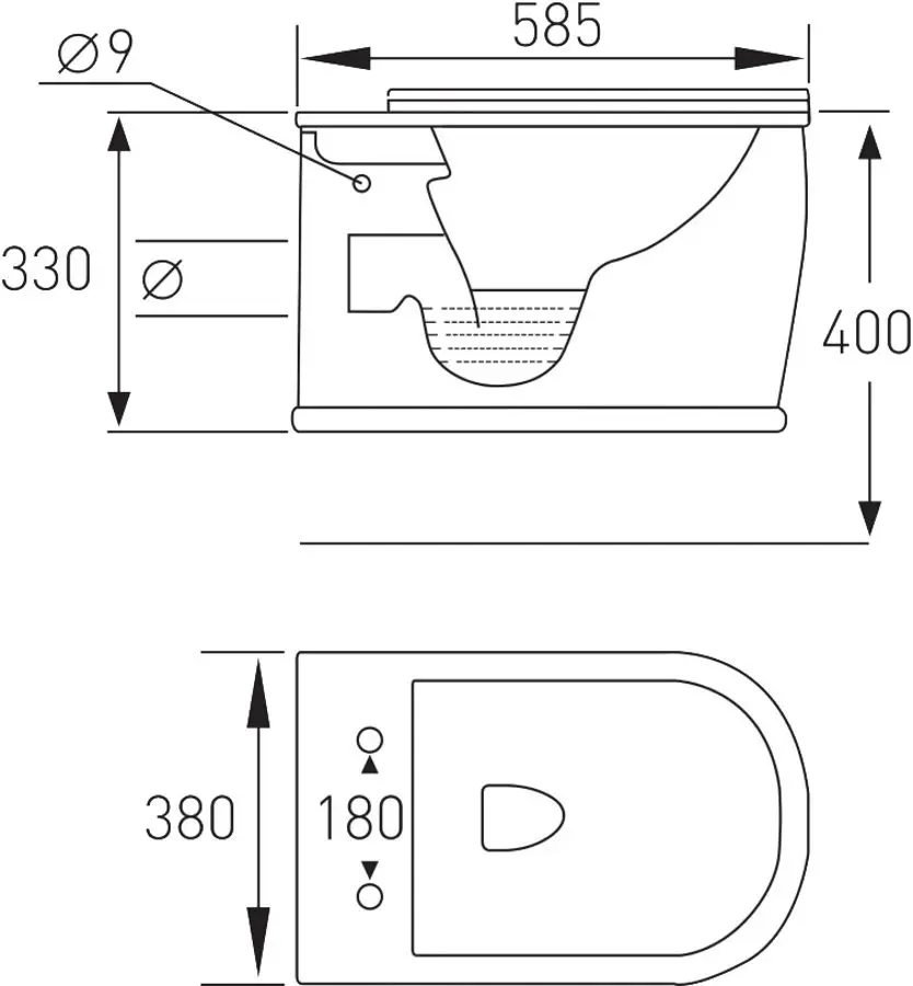 Унитаз подвесной Volle Puerta Rim 13-16-077 (White)